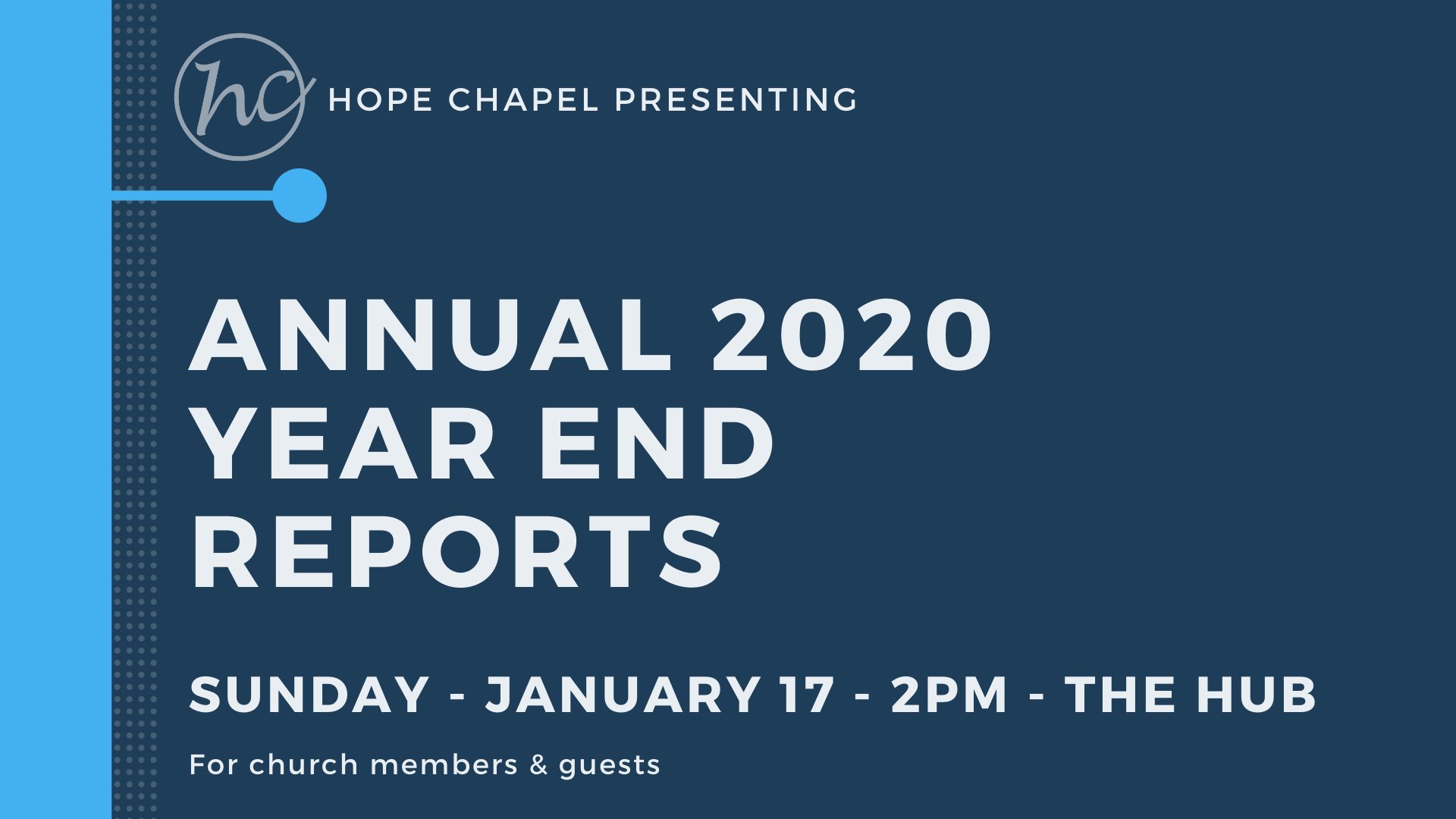 Hope Chapel Annual Business Meeting